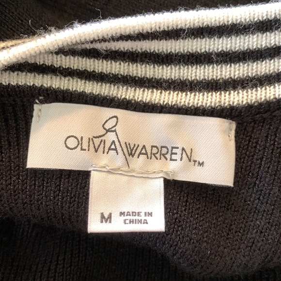 EUC.  Black tie neck lightweight sweater - Picture 5 of 5